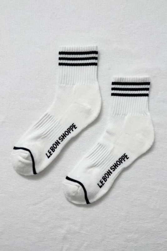 Le Bon Shoppe | Girlfriend Socks - White sold by Fort