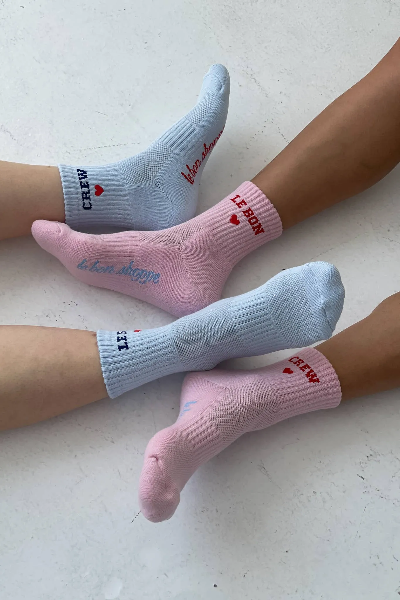 Le Bon Shoppe | Embroidered Crew Socks - Strawberry sold by Fort product image thumbnail 5