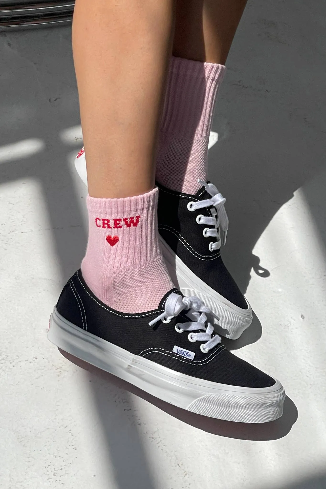 Le Bon Shoppe | Embroidered Crew Socks - Strawberry sold by Fort product image thumbnail 3