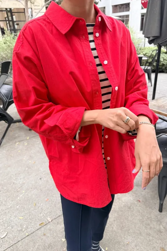 Le Bon Shoppe | Lightweight Owen Shirt - Red sold by Fort