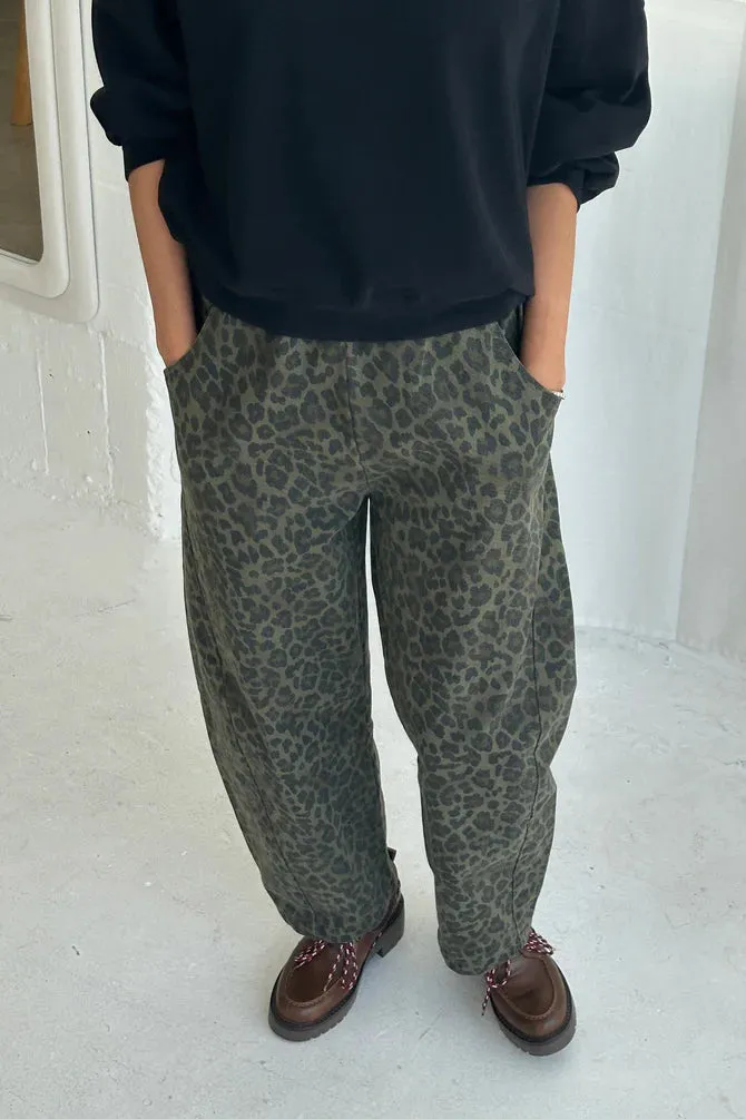 Le Bon Shoppe | Arc Pants - Fern Leopard sold by Fort product image thumbnail 2