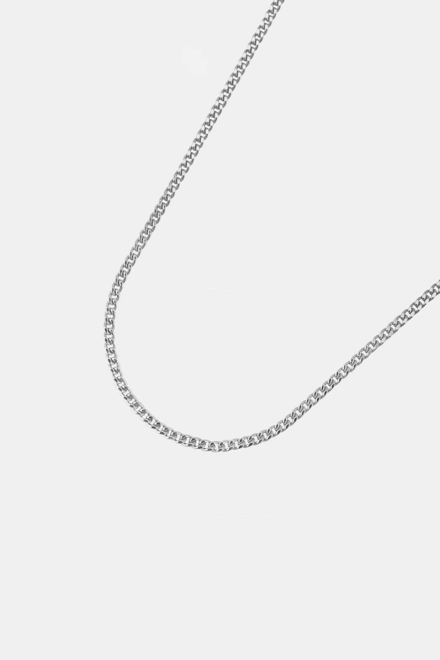 Kara Yoo | Thin Curb Necklace - Silver sold by Fort product image thumbnail 5