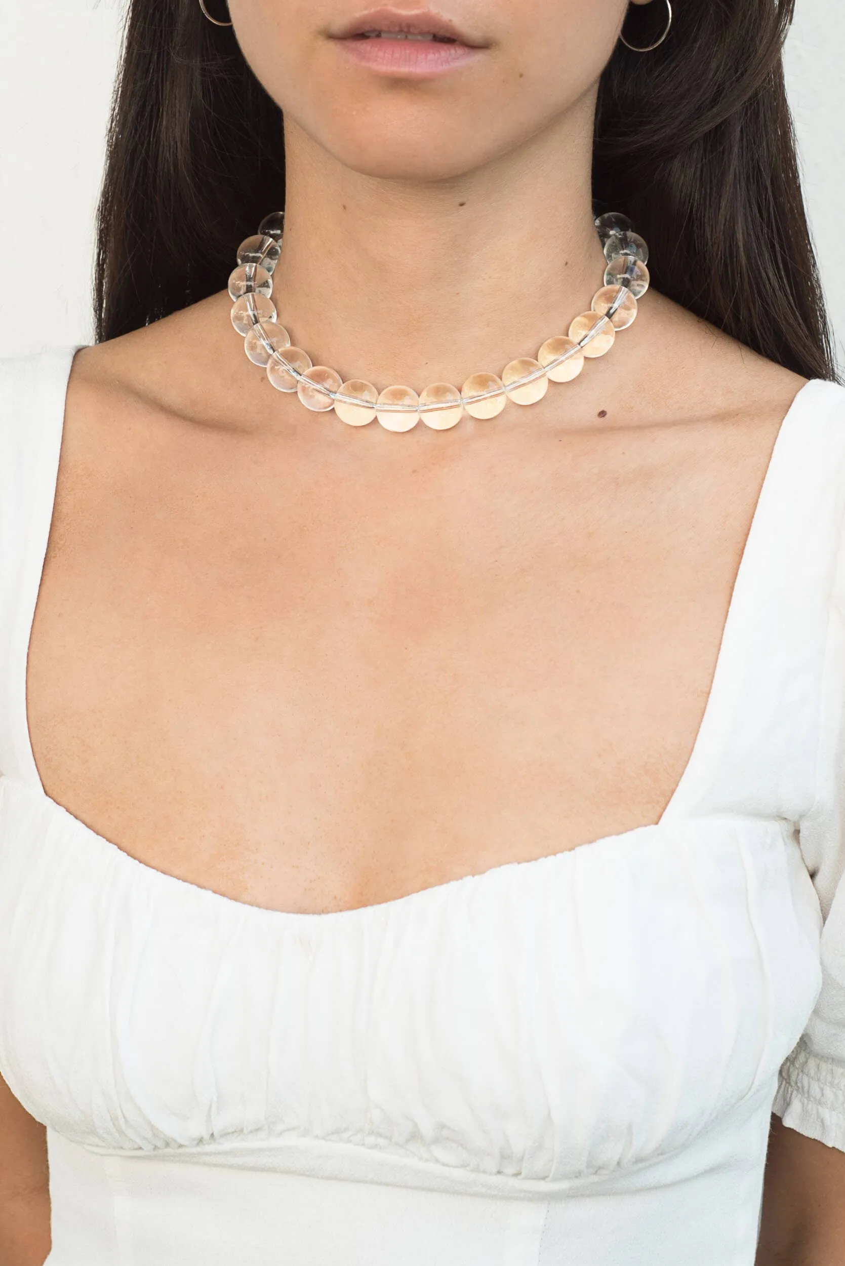 Kara Yoo | Yona Collar - Clear Quartz sold by Fort product image thumbnail 5