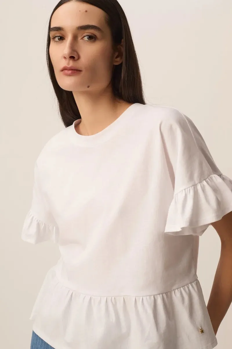 Des Petits Hauts | Tee-Shirt Jessica - Ecru sold by Fort product image thumbnail 4