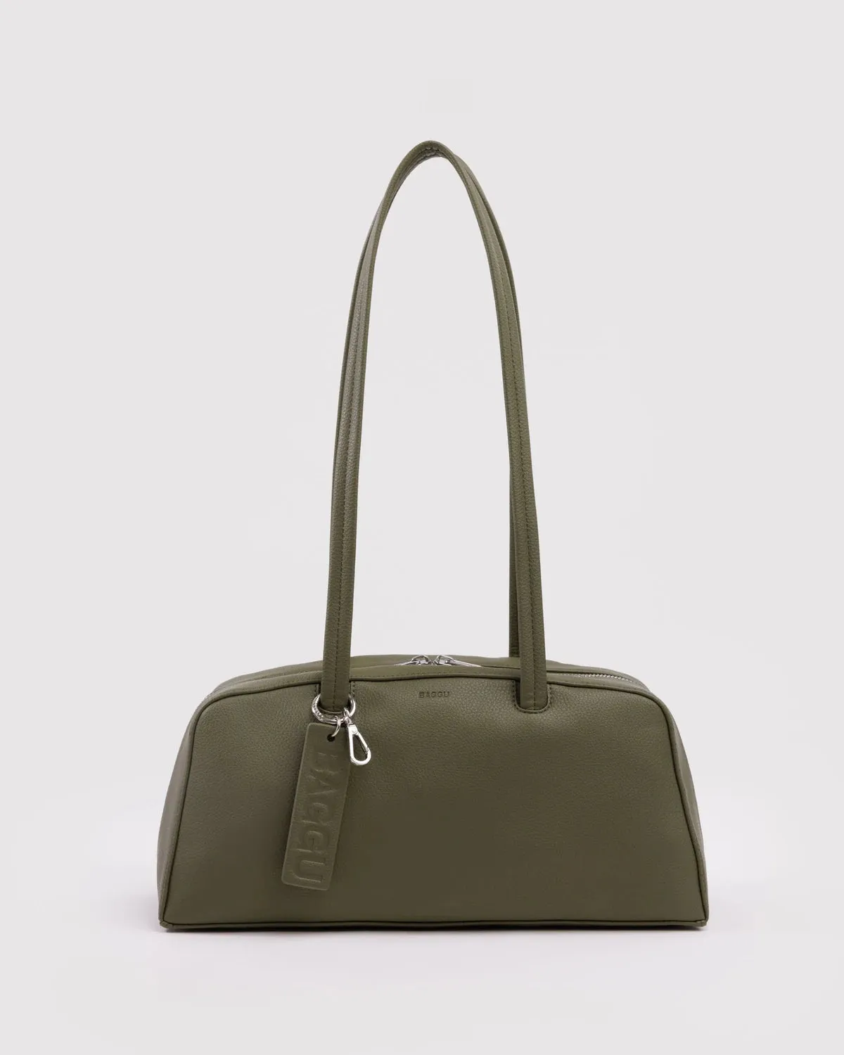 Baggu | Recycled Leather Bowler Bag - Loden sold by Fort product image thumbnail 2