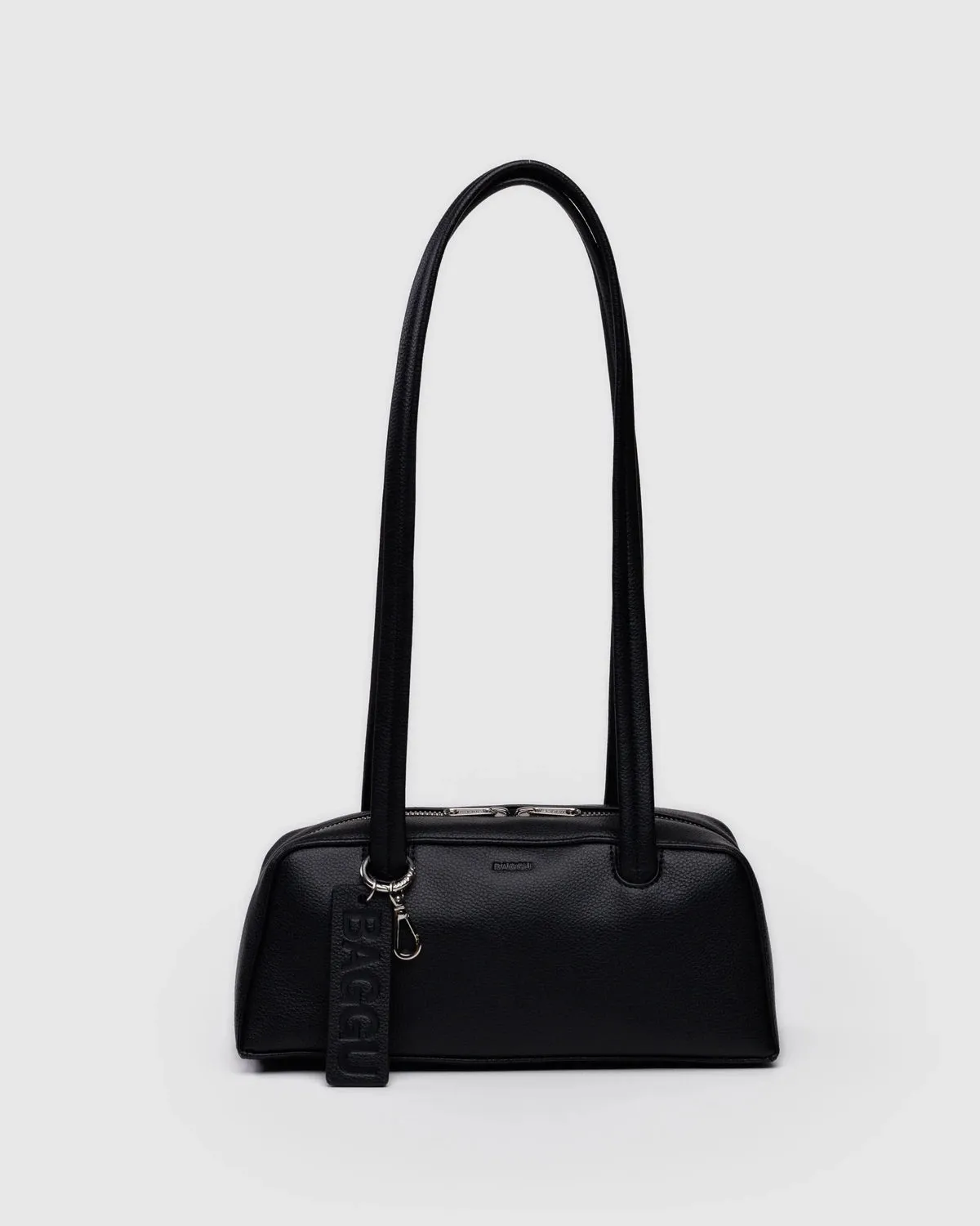 Baggu | Small Recycled Leather Bowler Bag - Black sold by Fort product image thumbnail 3