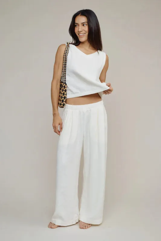 Jungmaven | Cambria Pant - Washed White sold by Fort