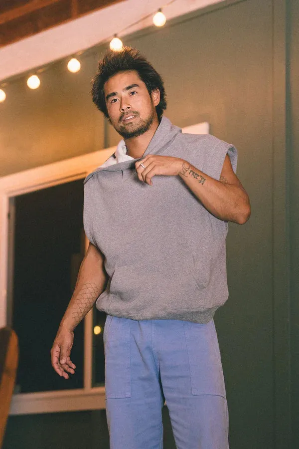 Jungmaven | Balboa Hooded Sweatshirt - Heather Grey - Unisex sold by Fort product image thumbnail 3