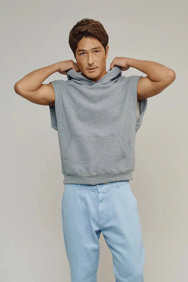 Jungmaven | Balboa Hooded Sweatshirt - Heather Grey - Unisex sold by Fort