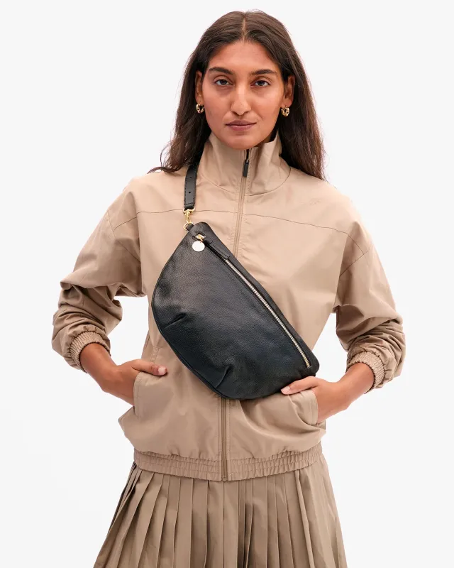 Clare V. | Grande Fanny - Petit Caviar - Black made by Clare Vivier