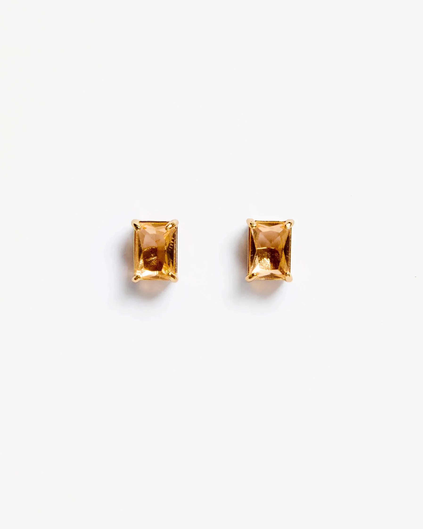 Clare V. | Bijoux Stud Earrings - Citrine sold by Fort product image thumbnail 3