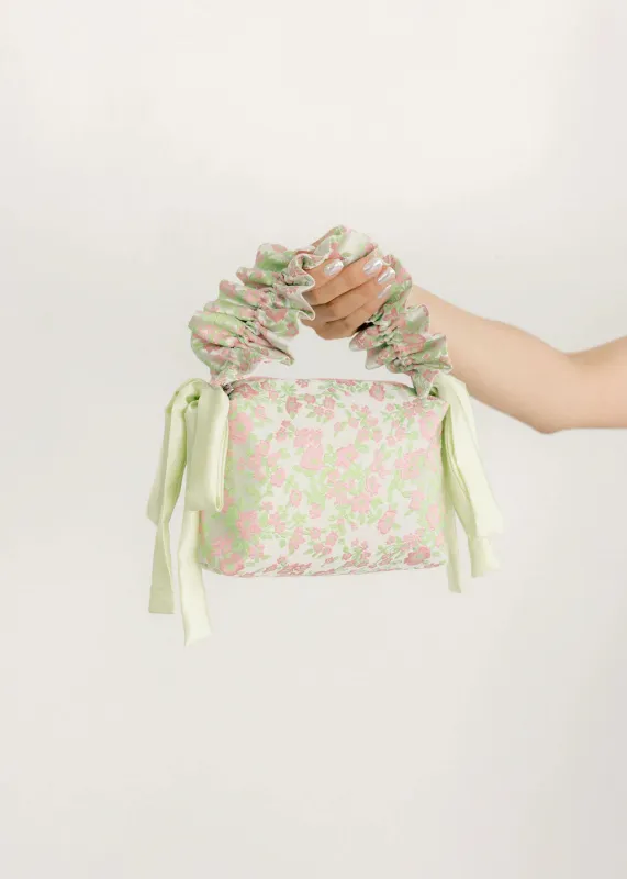 A Bronze Age | Melody Bag - Meadow Floral/Mint made by A Bronze Age
