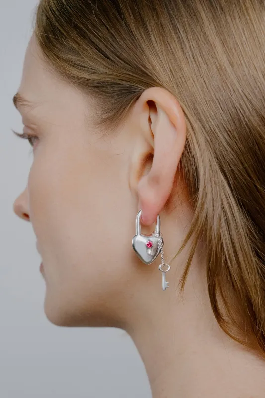 Kara Yoo | Loula Hoops - Silver made by Kara Yoo