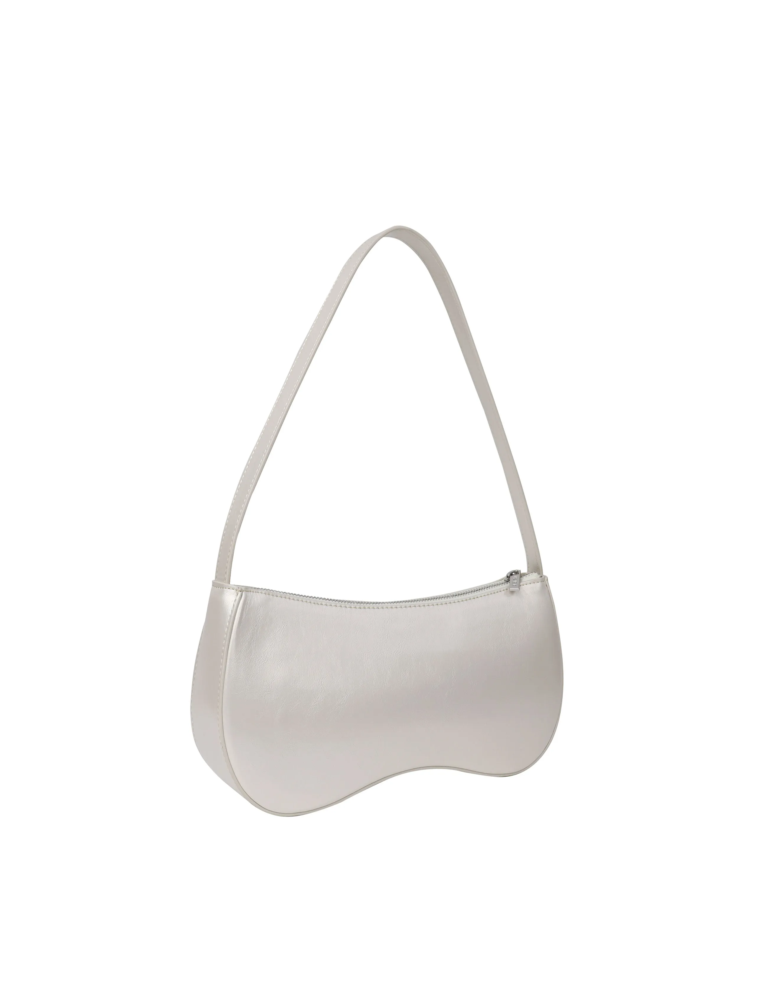 HVISK | Basal Shiny Structure Bag - Pearl sold by Fort