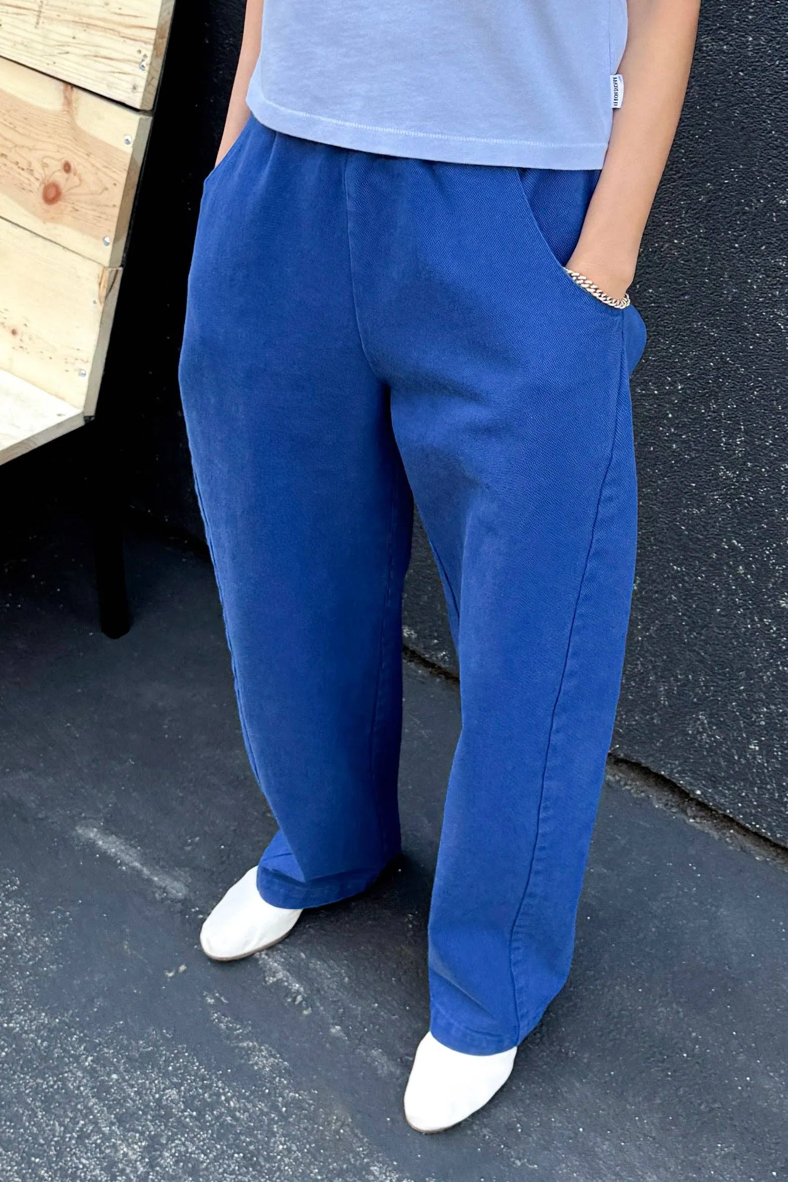 Le Bon Shoppe | LONG Arc Pants - Azure sold by Fort
