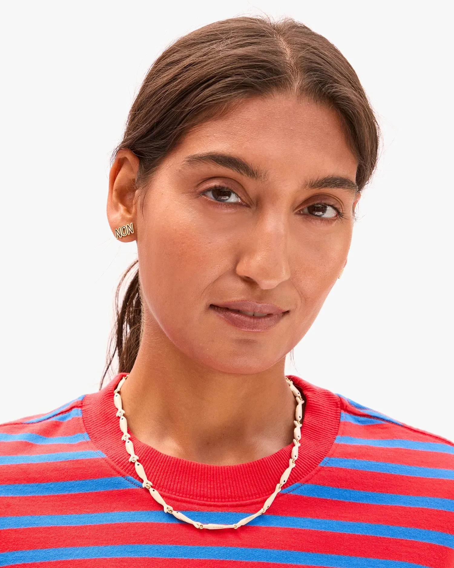 Clare V | Enamel Sardine Necklace sold by Fort product image thumbnail 2