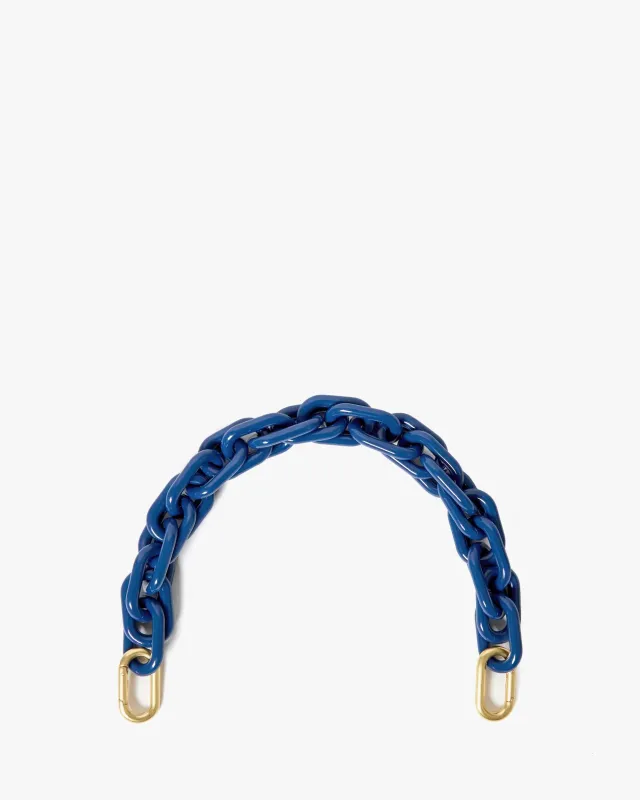 Clare V. | Shortie Strap Resin - French Blue sold by Fort