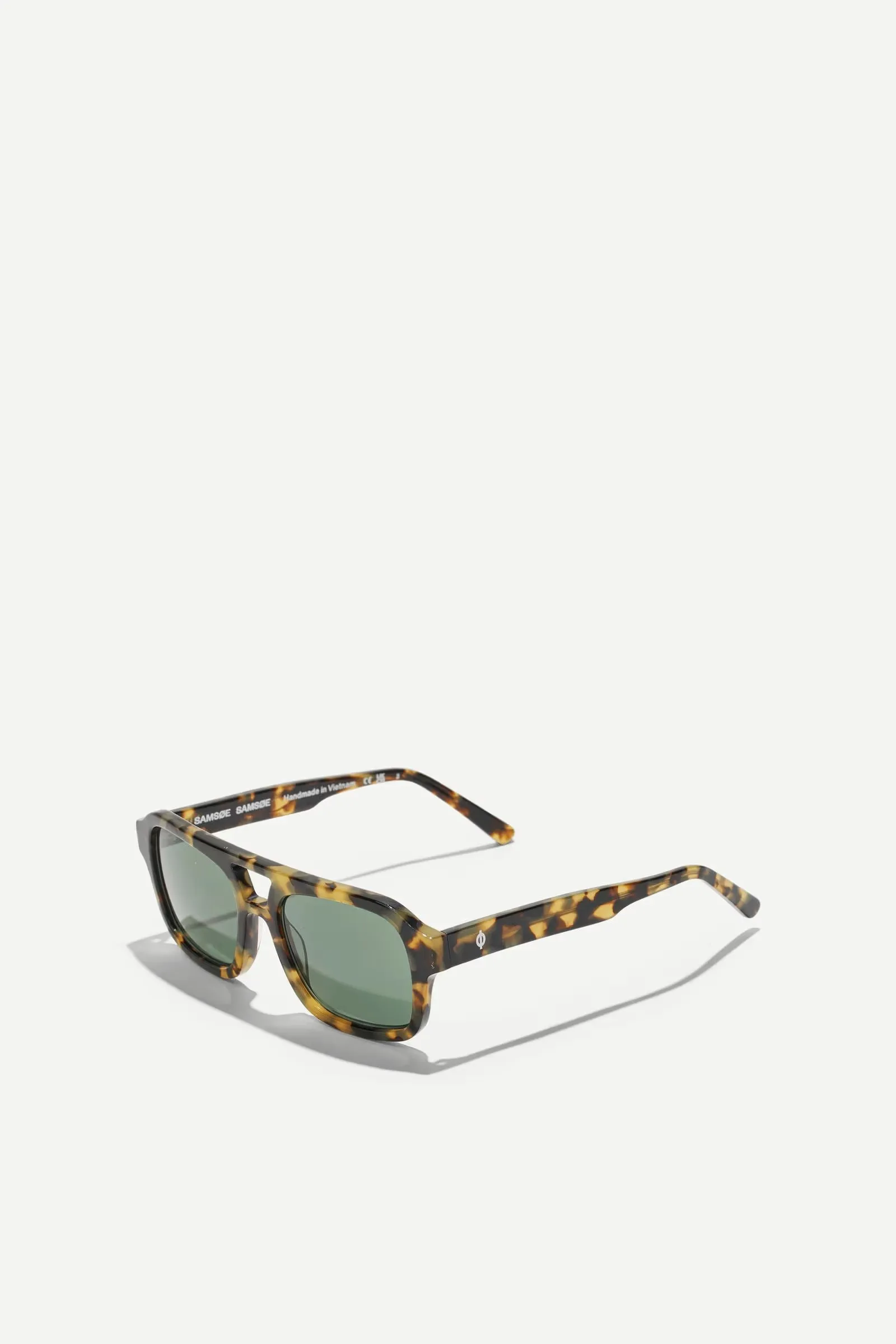 Samsøe Samsøe | Saloyd Sunglasses - Yellow Tortoise - Unisex sold by Fort product image thumbnail 2