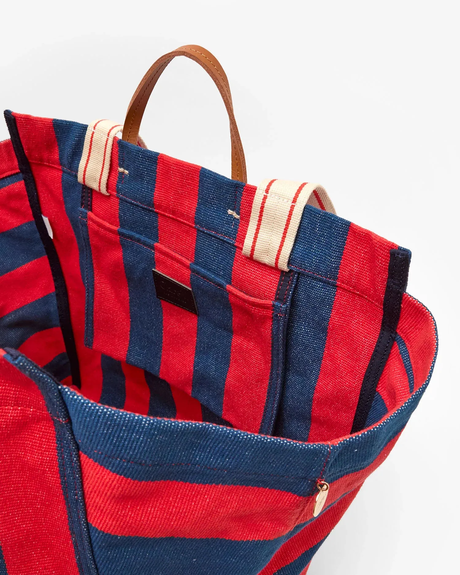 Clare V. | La Cote Tote - Canvas Stripe sold by Fort product image thumbnail 3