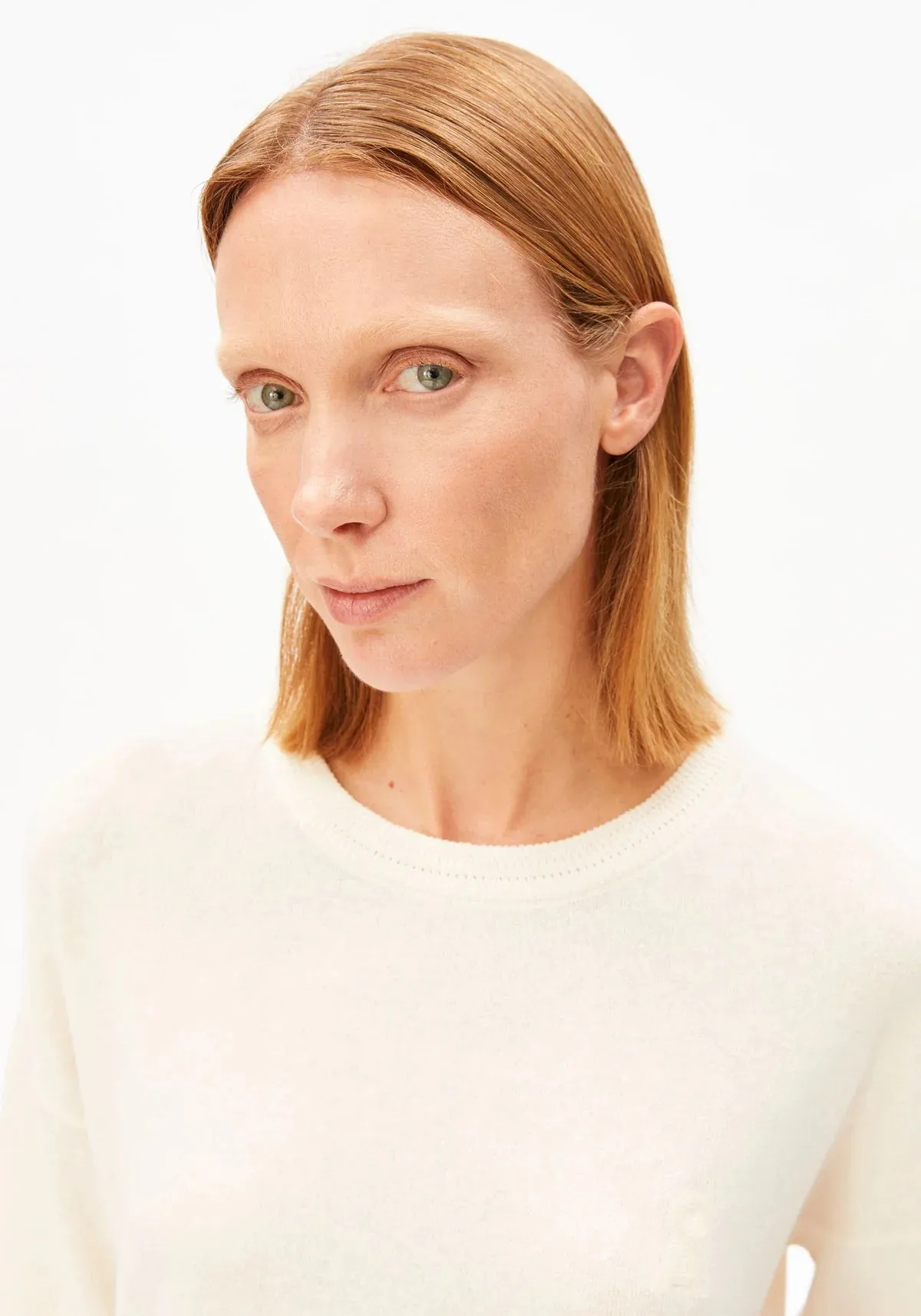 ARMEDANGELS | Short Sleeve Linen Blend Knit Sweater - Undyed sold by Fort product image thumbnail 5