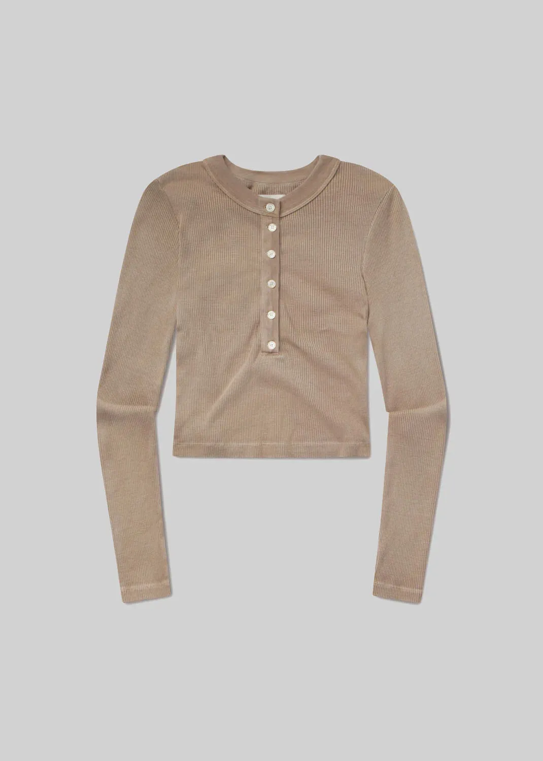Citizens of Humanity | Nali Short Sleeve Henley - Sandatlas sold by Fort product image thumbnail 2
