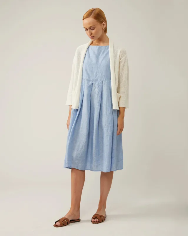 Naïf | Senna Linen Cardigan With Pockets - Melange Grey made by NAIF