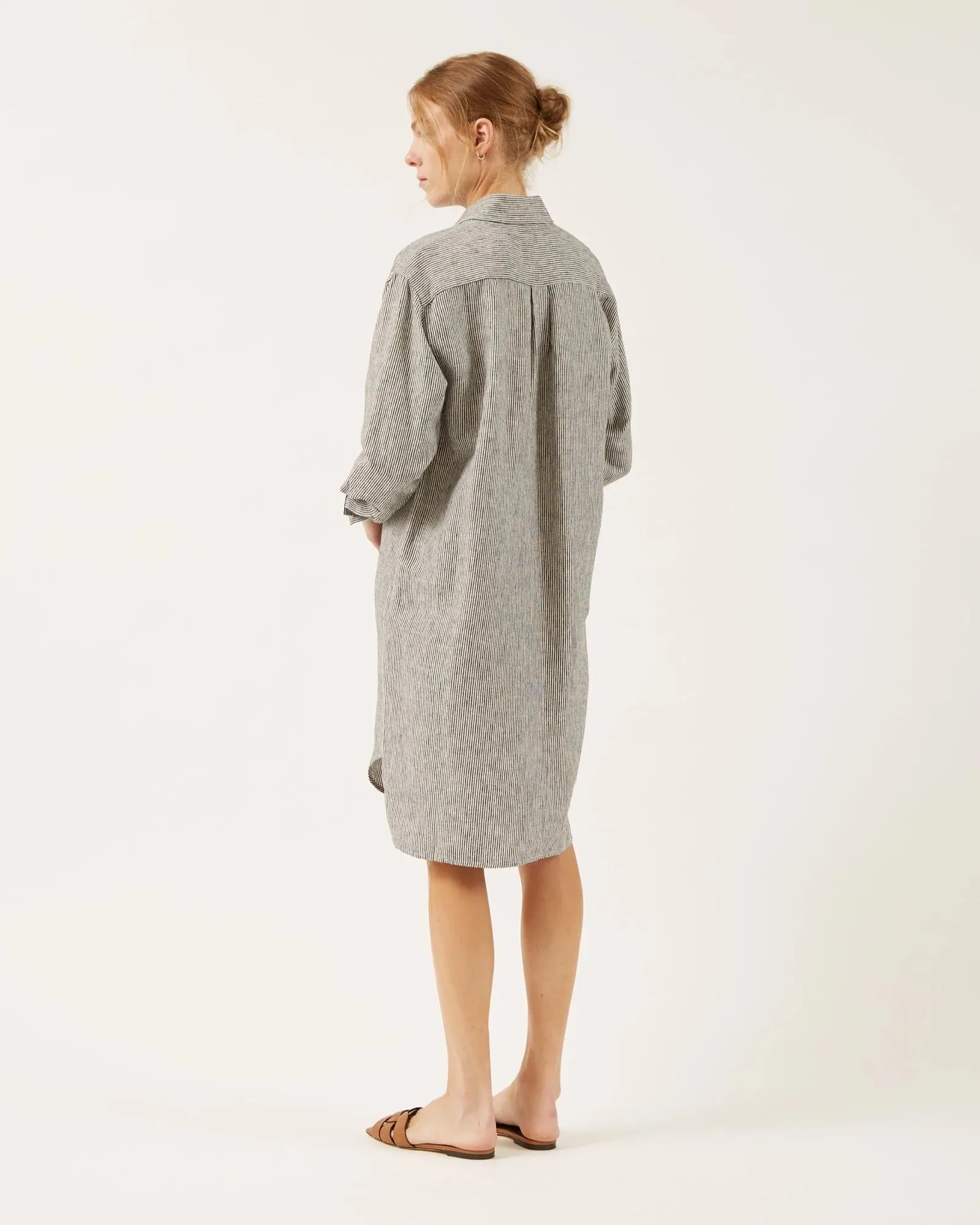 Naïf | Perrie Dress - Ivory / Ink sold by Fort product image thumbnail 2