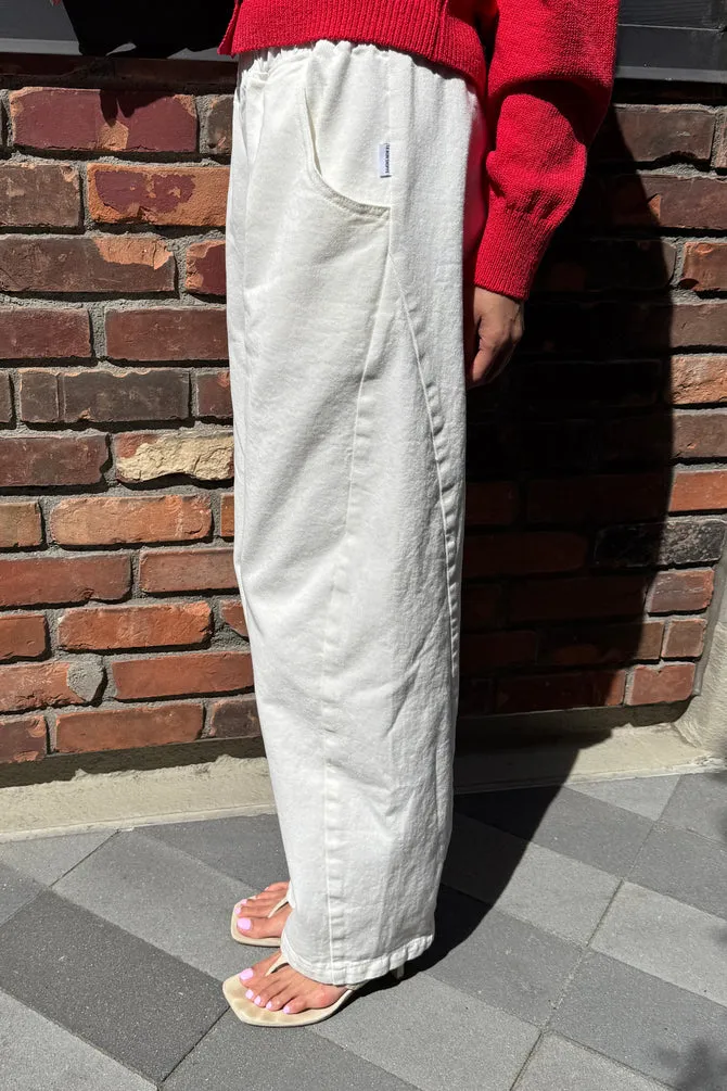 Le Bon Shoppe | LONG Arc Pants - Milk sold by Fort product image thumbnail 3