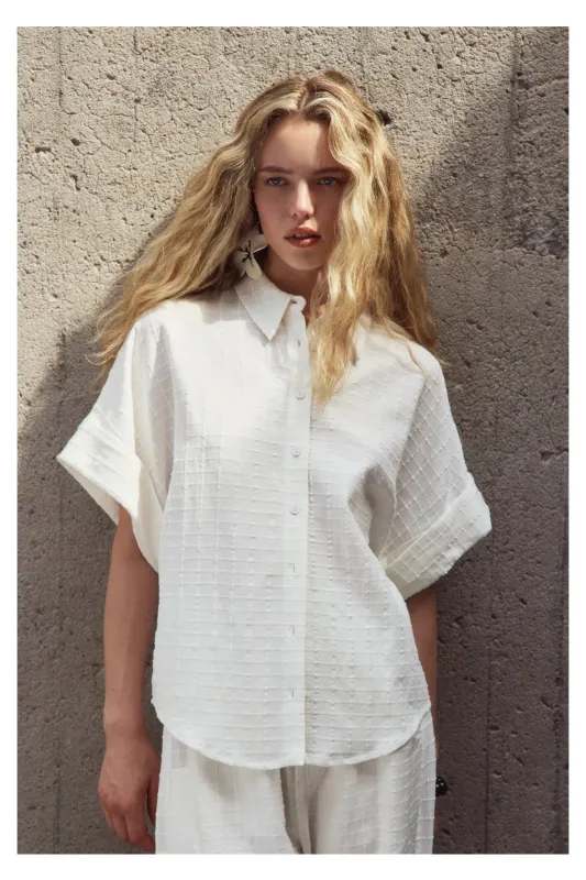 Eve Gravel | Lexi Shirt - White made by Eve Gravel