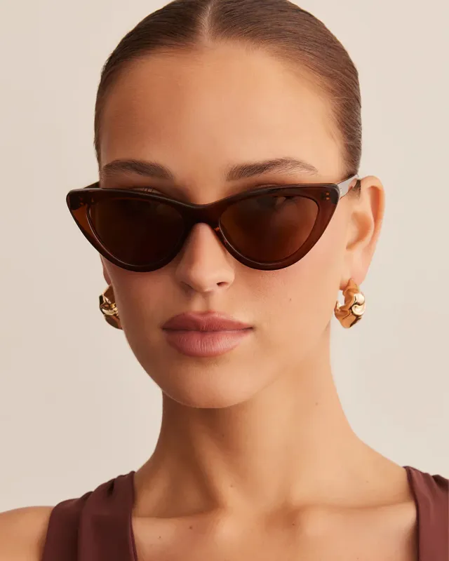 Banbé | Isla Sunglasses - Mocha/Chocolate made by Banbe Eyewear