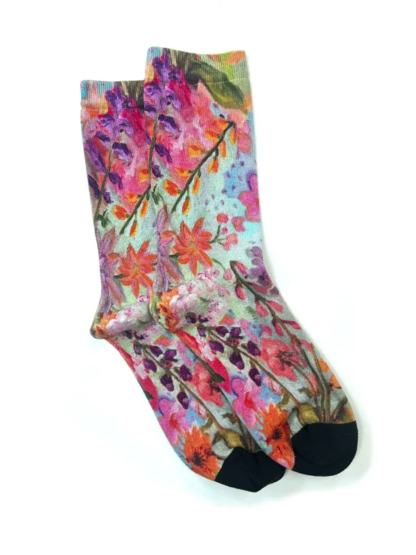Strathcona | Unisex Bamboo Socks - Foxglove made by Fort