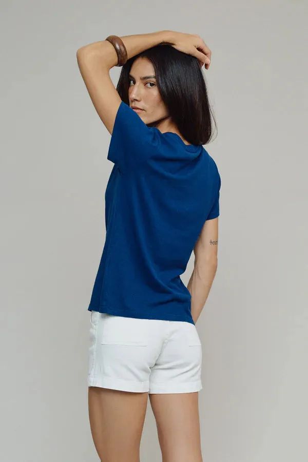 Jungmaven | Lorel Tee - Navy sold by Fort product image thumbnail 2