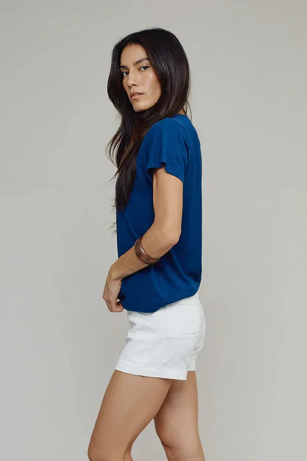 Jungmaven | Lorel Tee - Navy sold by Fort product image thumbnail 3