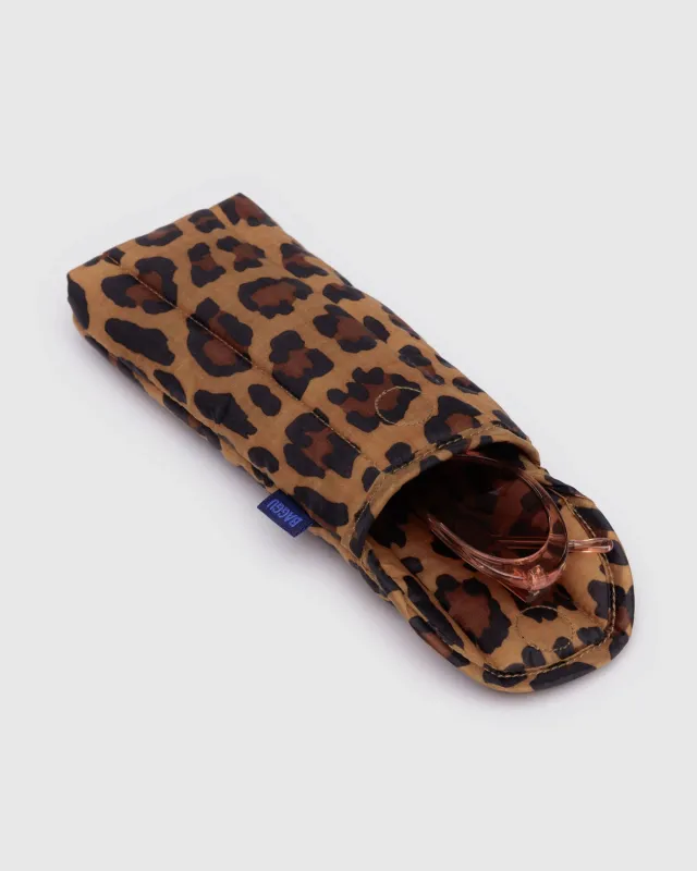 Baggu | Puffy Glasses Case - Leopard made by Fort