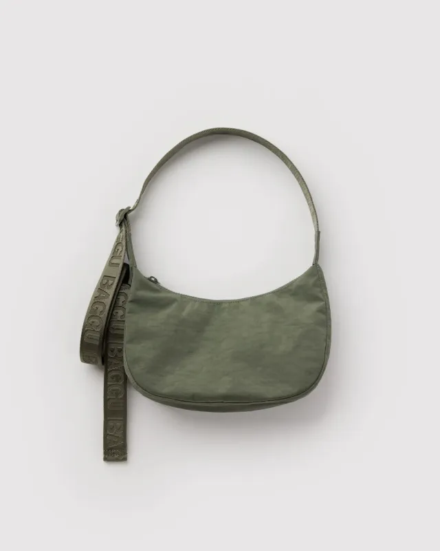 Baggu | Small Nylon Crescent Bag - Caper made by Fort
