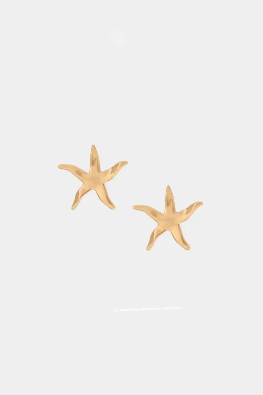 Kara Yoo | Estelle Studs Medium - Gold Plated made by Kara Yoo
