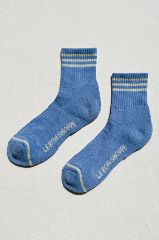 Le Bon Shoppe | Girlfriend Socks - Parisian Blue made by Fort