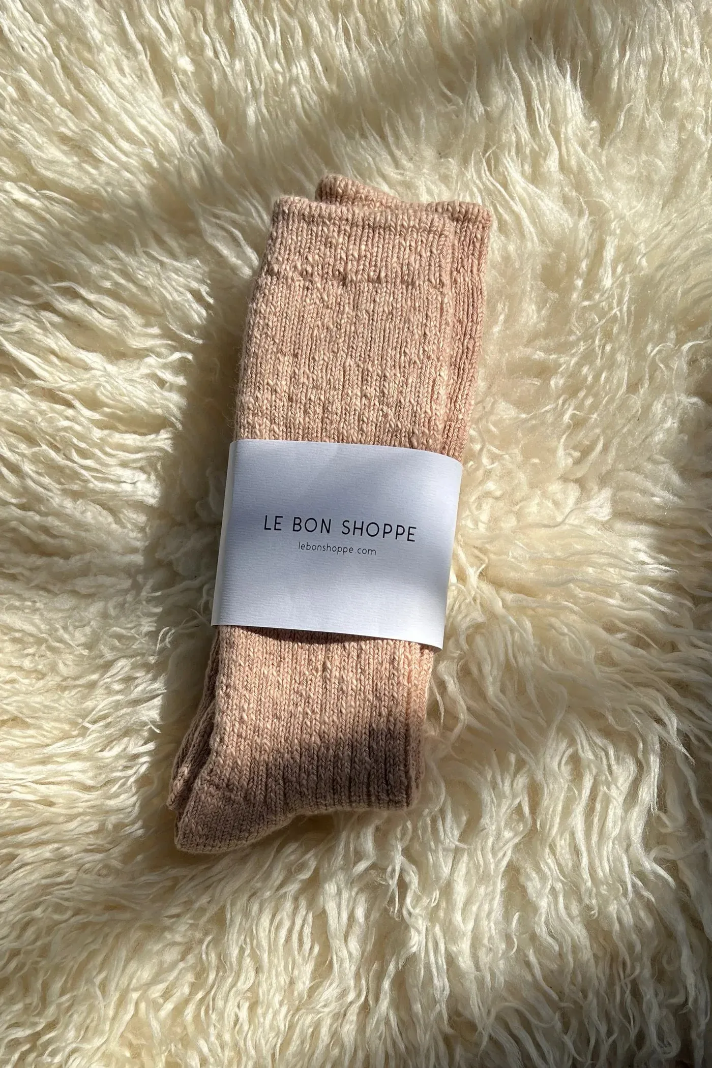 Le Bon Shoppe | Cottage Socks - Peachy Keen sold by Fort