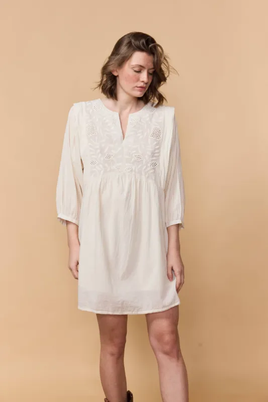 Louizon | Agogo Dress - Ecru sold by Fort