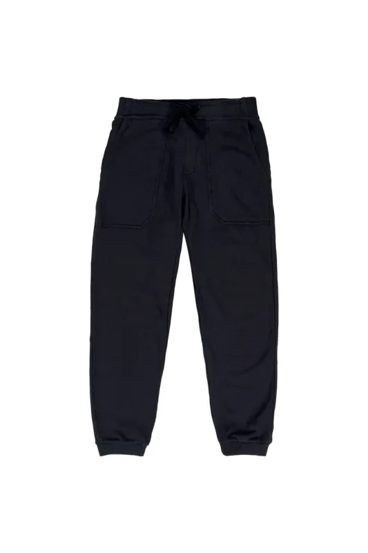 Jungmaven | Rockaway Sweatpants- Black sold by Fort