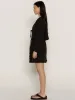 Boheme Goods | the Mini Skirt - Black Linen sold by Fort
