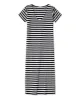 Yerse | Ecru & Black stripe Dress sold by Fort