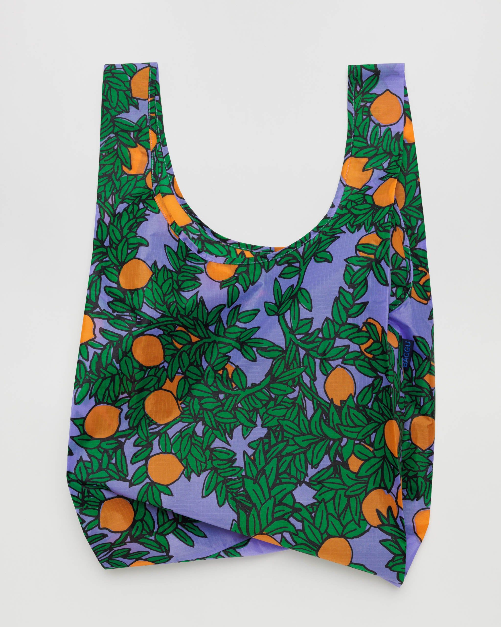 Baggu | Standard Tote - Orange Tree Periwinkle sold by Fort