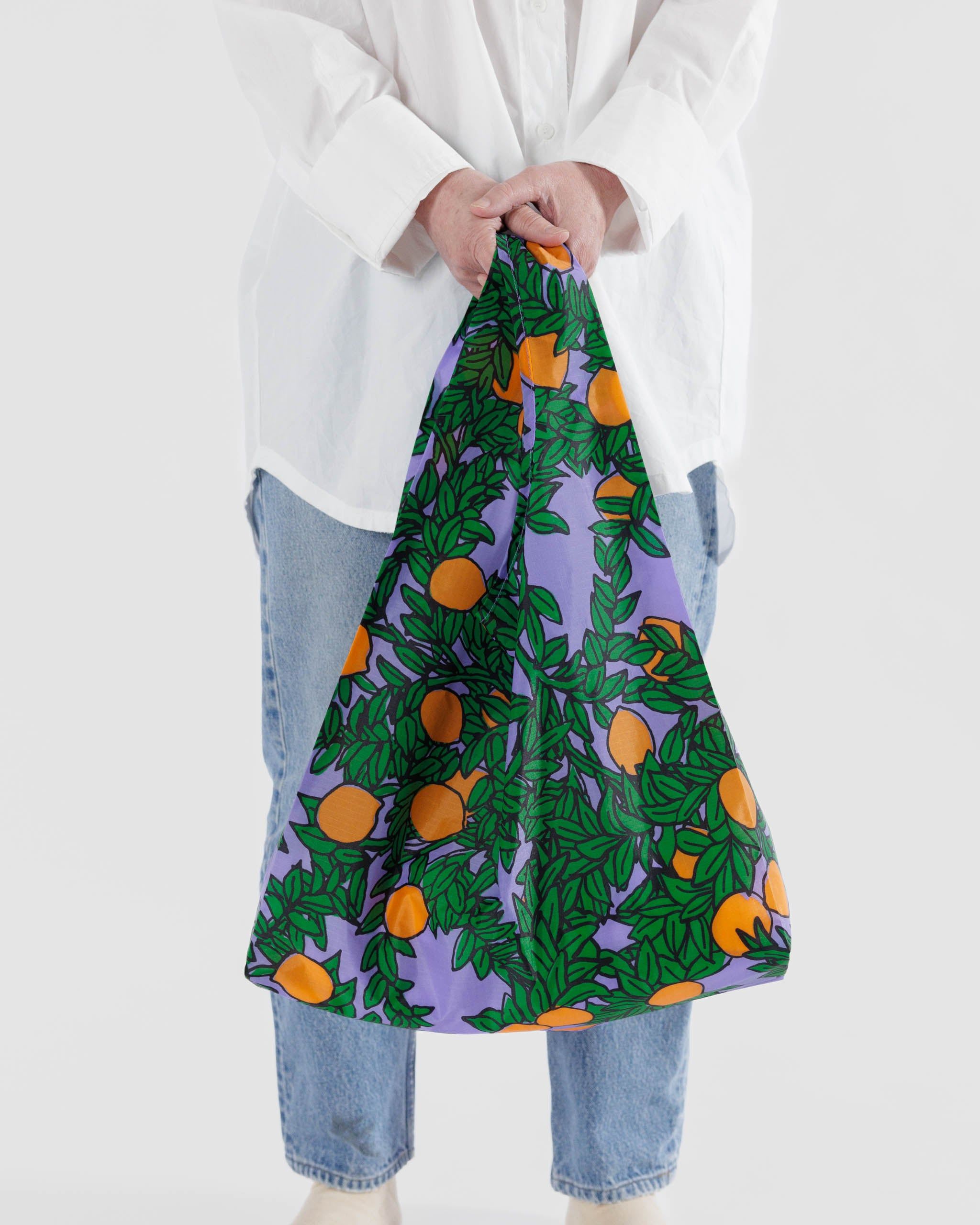 Baggu | Standard Tote - Orange Tree Periwinkle sold by Fort product image thumbnail 2