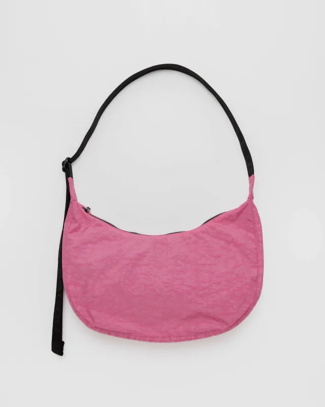 Baggu | Medium Nylon Crescent Bag -  Azelea Pink sold by Fort