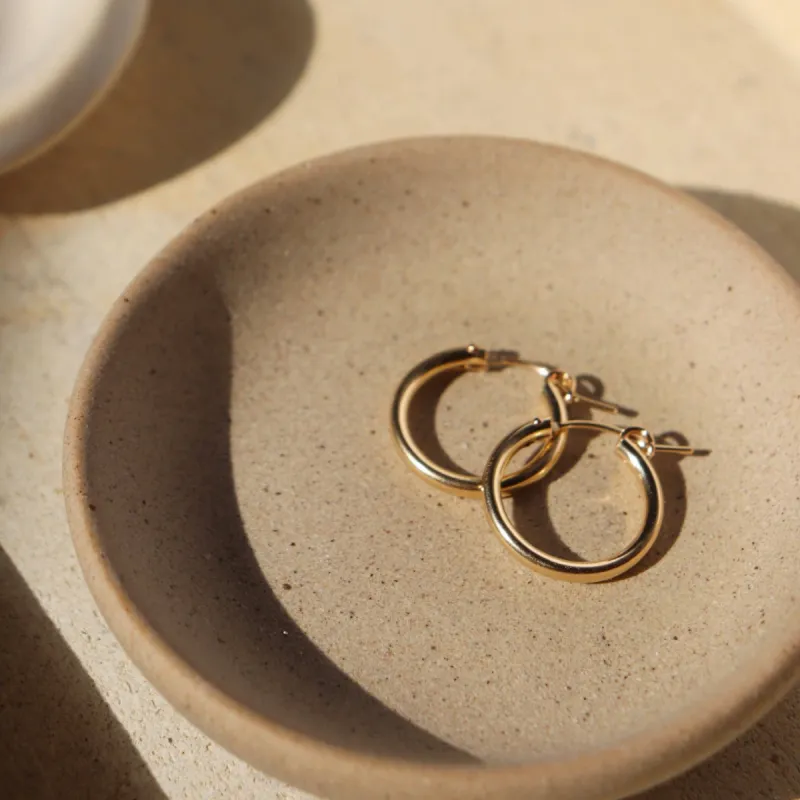 Token Jewelry | Classic Hoops - 14k Gold Fill / Classic sold by Fort