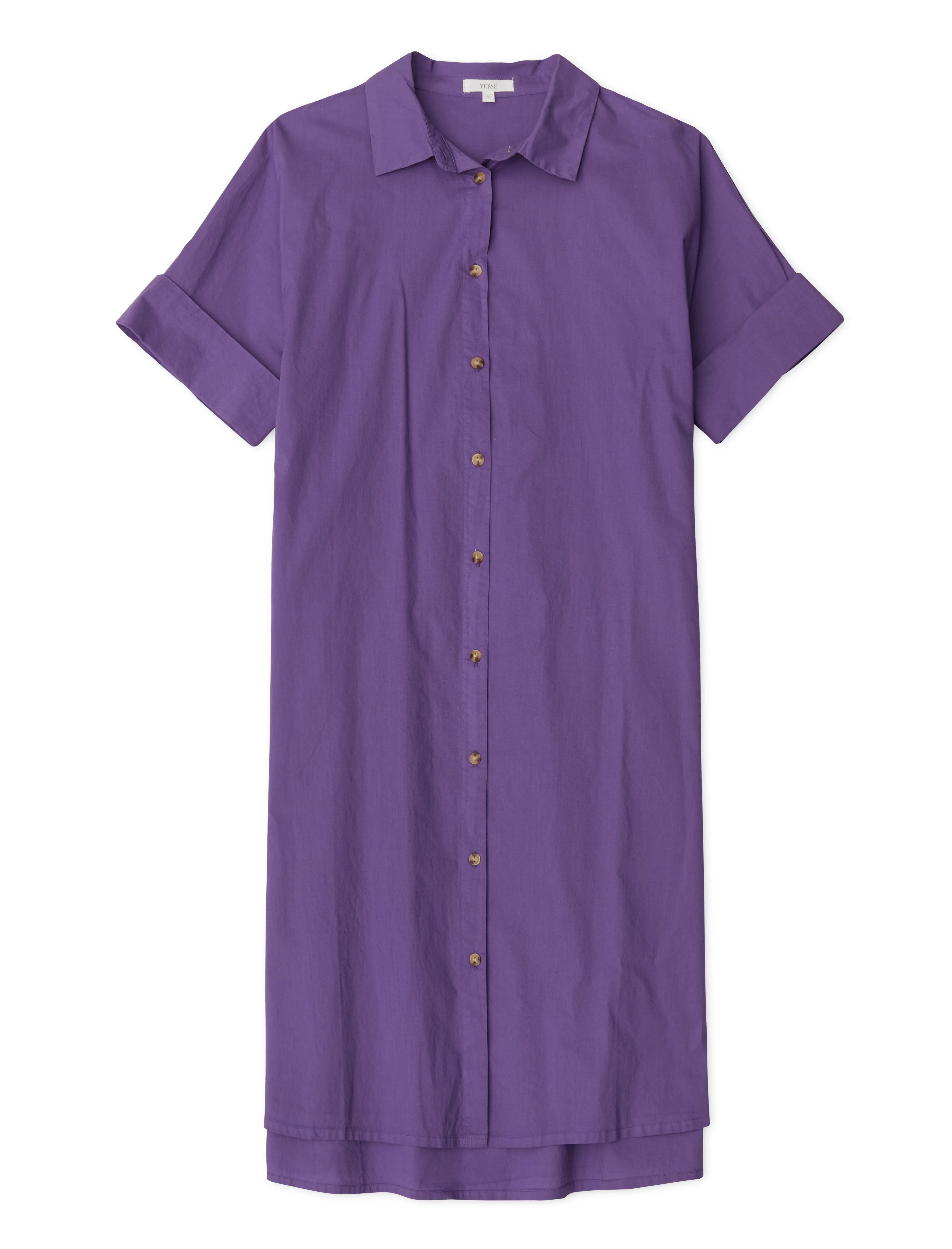 Yerse | Shirt Dress - Purple sold by Fort product image thumbnail 2
