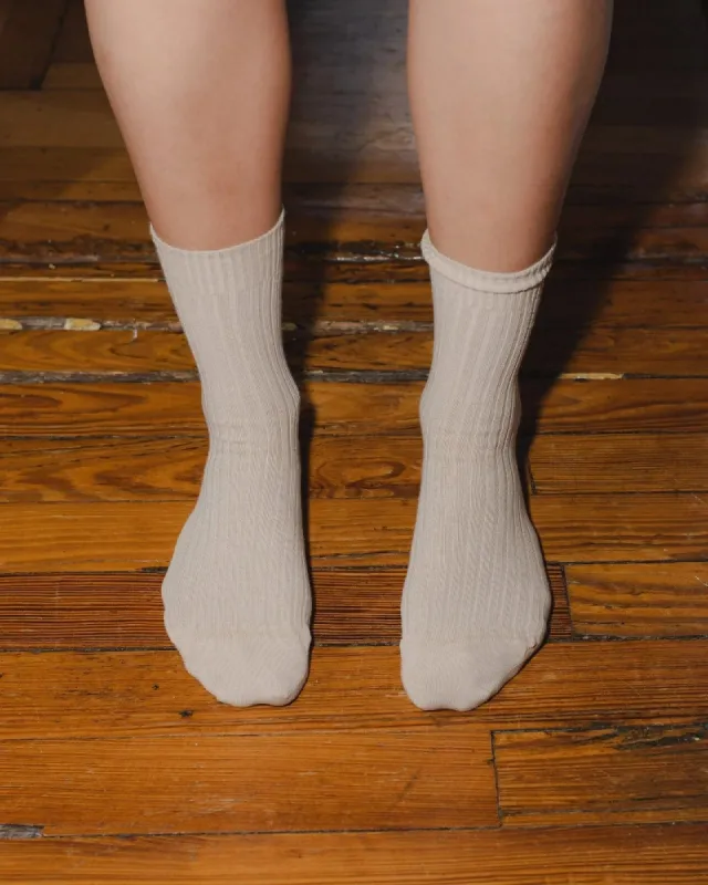 Baserange | Rib Over Ankle Socks - Aural sold by Fort