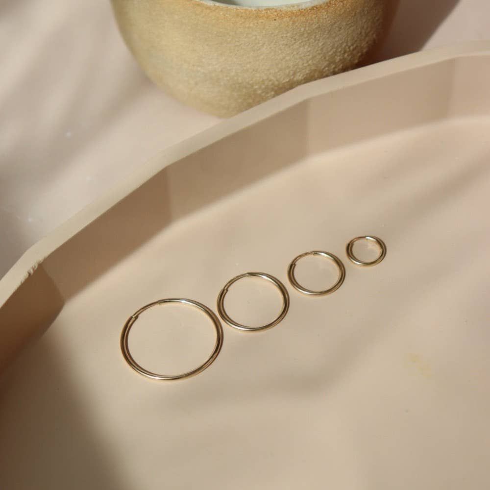 Token Jewelry | Goldie Hoops - Sterling Silver / 24mm sold by Fort product image thumbnail 2