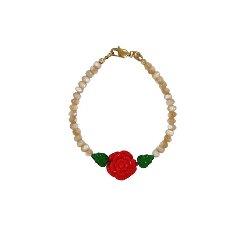 Notte | Lucky Rose Glow Bracelet - Red sold by Fort
